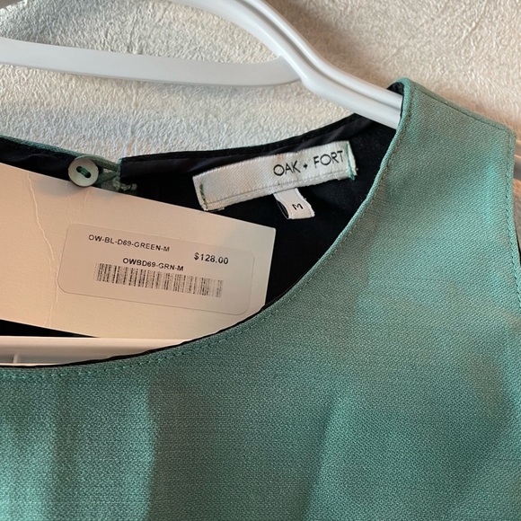 #36- OAK & FORT-wool blend crew neck tank-NWT - Picture 4 of 4